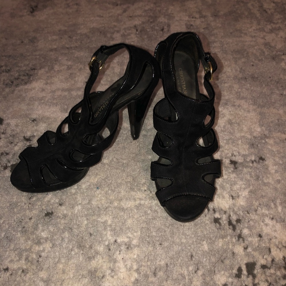 Christian Siriano Black High Heels, size 6